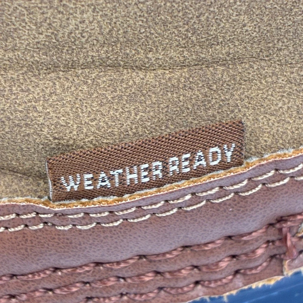 JBU by Jambu Calgary Women's Size 7M Weather ready Duck Boots Blue Brown FauxFur